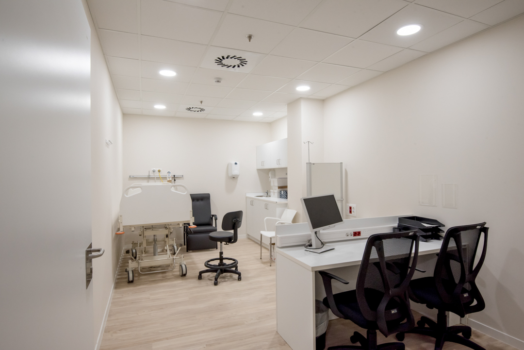 Servei de neurofisiología planta soterrani de l’Hospital materno Infantil de l’Hospital Universitari Vall d’Hebron